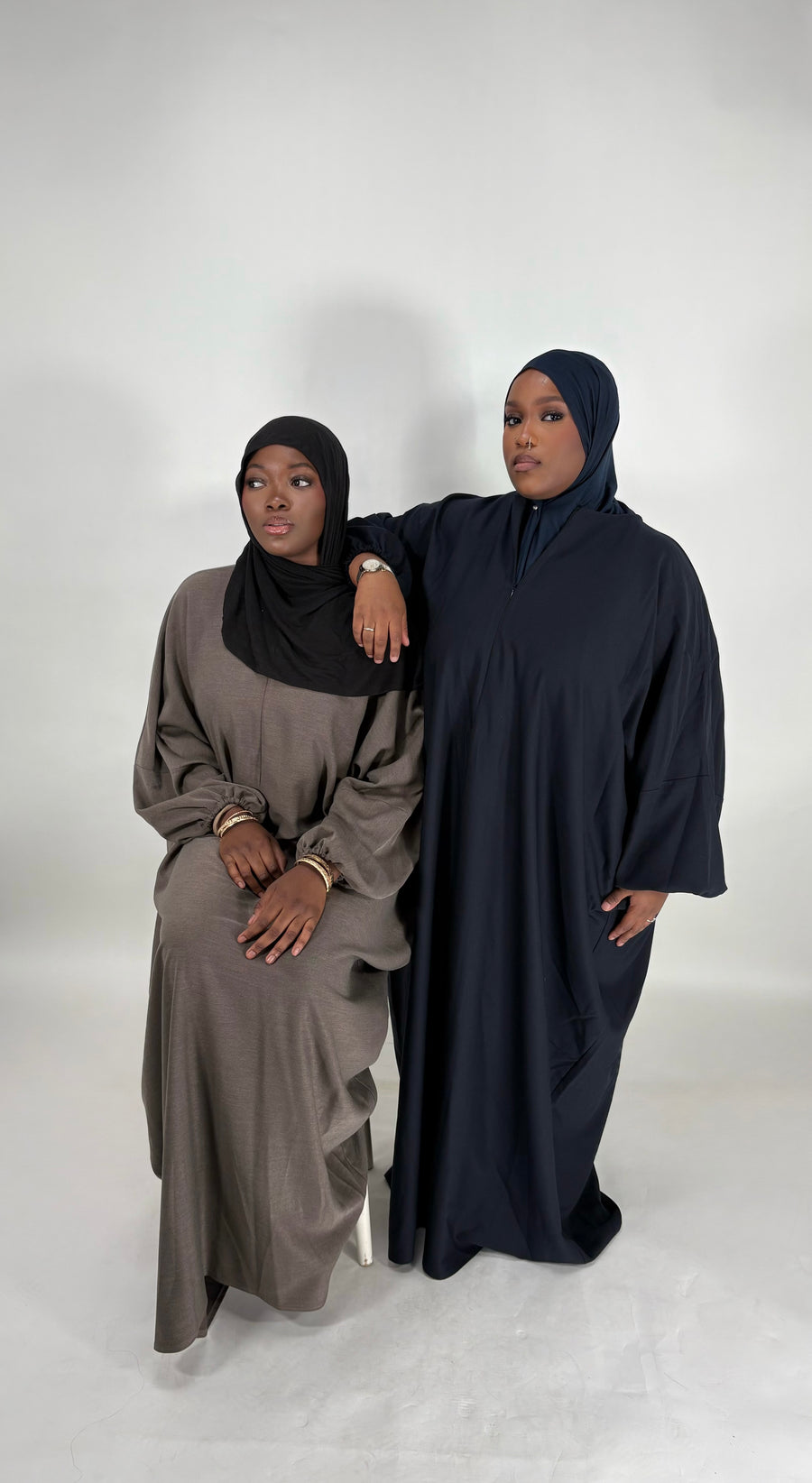 ABAYA MANCHES BOUFFANTES