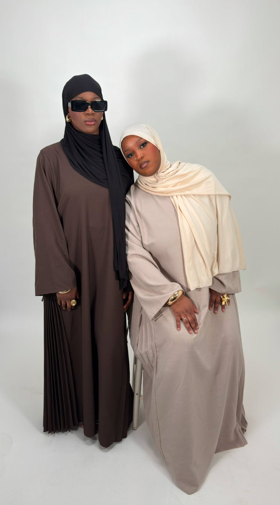 Abaya plissé