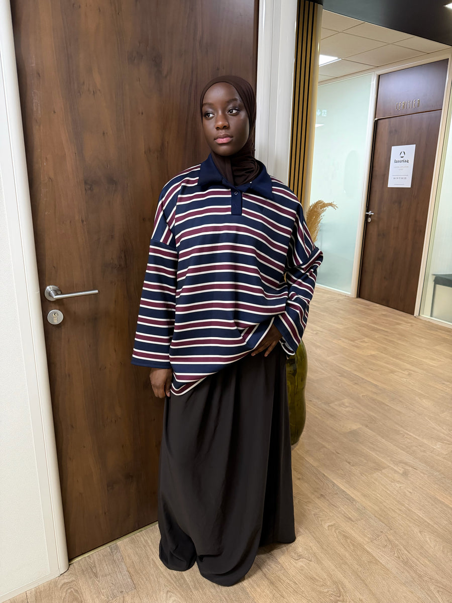 POLO A RAYURES COLORÉS