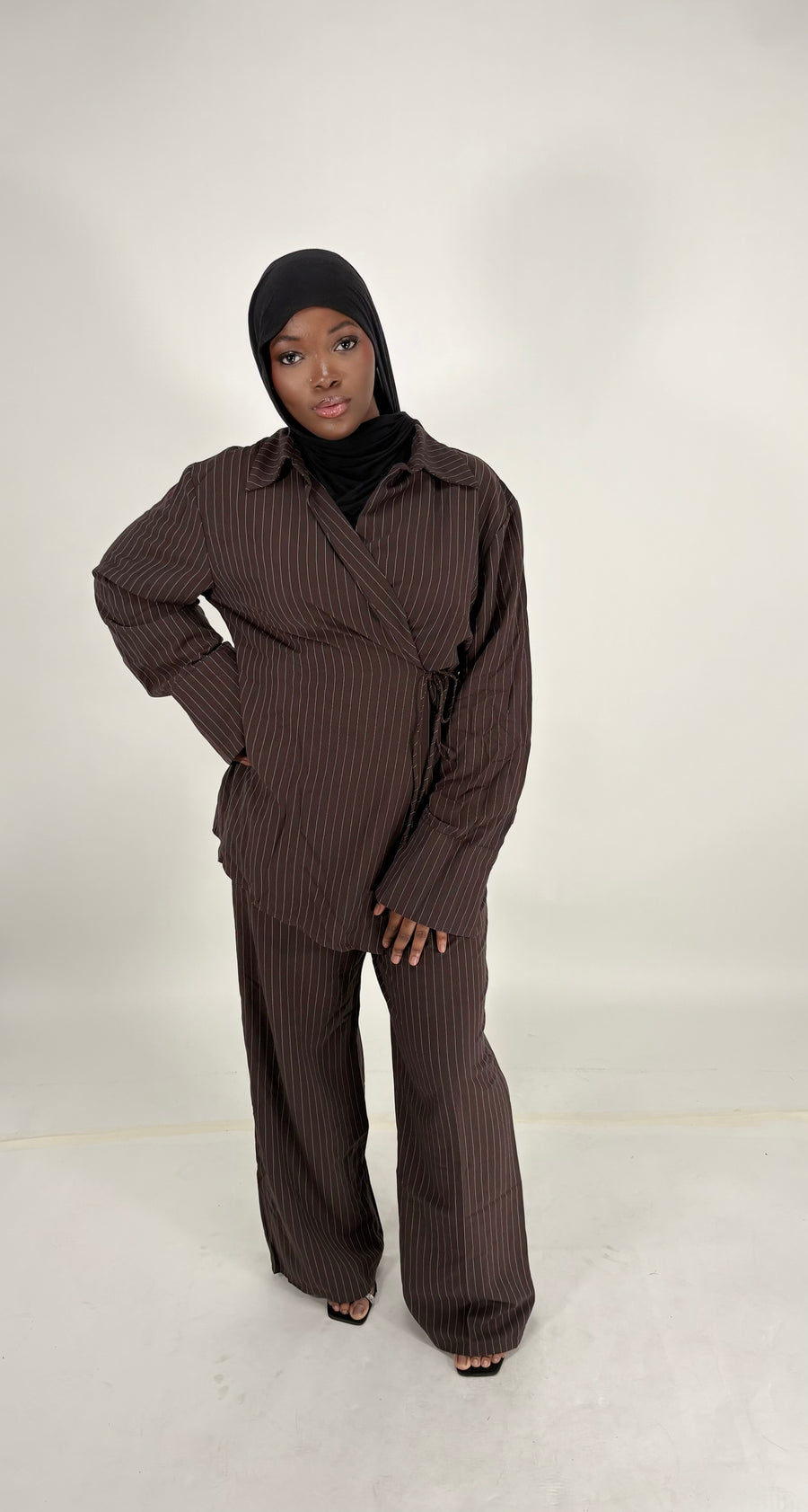 ENSEMBLE PANTALON RAYÉ